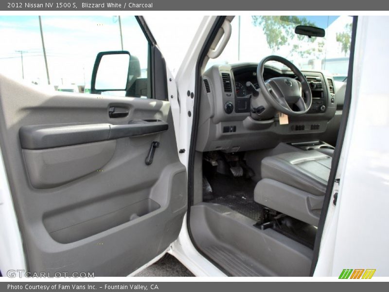 Blizzard White / Charcoal 2012 Nissan NV 1500 S