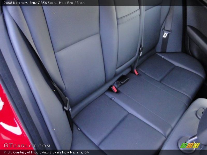 Mars Red / Black 2008 Mercedes-Benz C 350 Sport