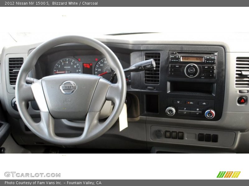 Blizzard White / Charcoal 2012 Nissan NV 1500 S
