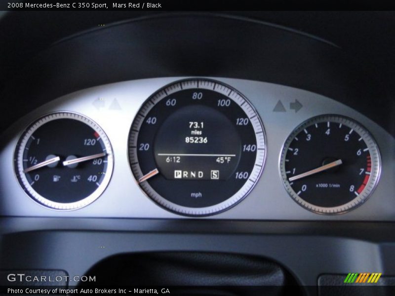  2008 C 350 Sport 350 Sport Gauges