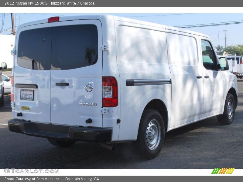 Blizzard White / Charcoal 2012 Nissan NV 1500 S