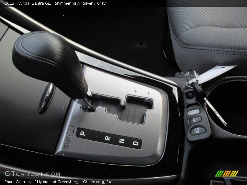 Shimmering Air Silver / Gray 2013 Hyundai Elantra GLS