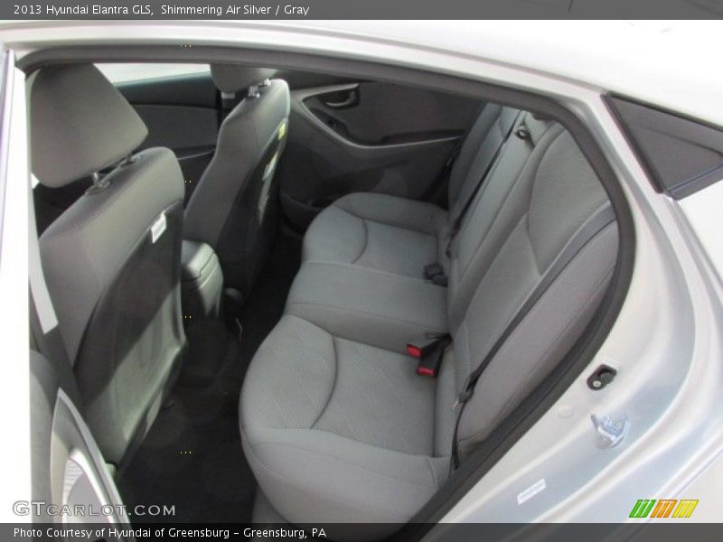 Shimmering Air Silver / Gray 2013 Hyundai Elantra GLS