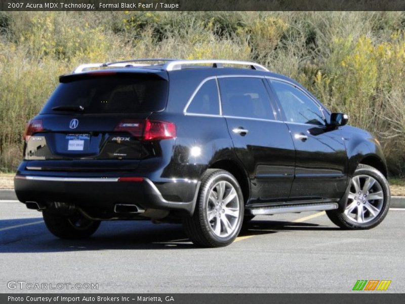 Formal Black Pearl / Taupe 2007 Acura MDX Technology