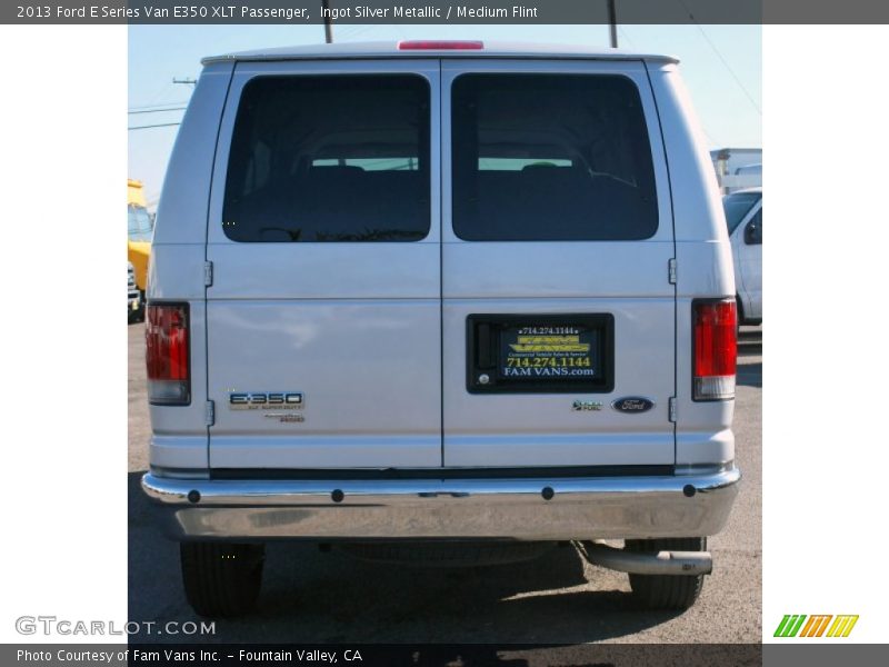Ingot Silver Metallic / Medium Flint 2013 Ford E Series Van E350 XLT Passenger