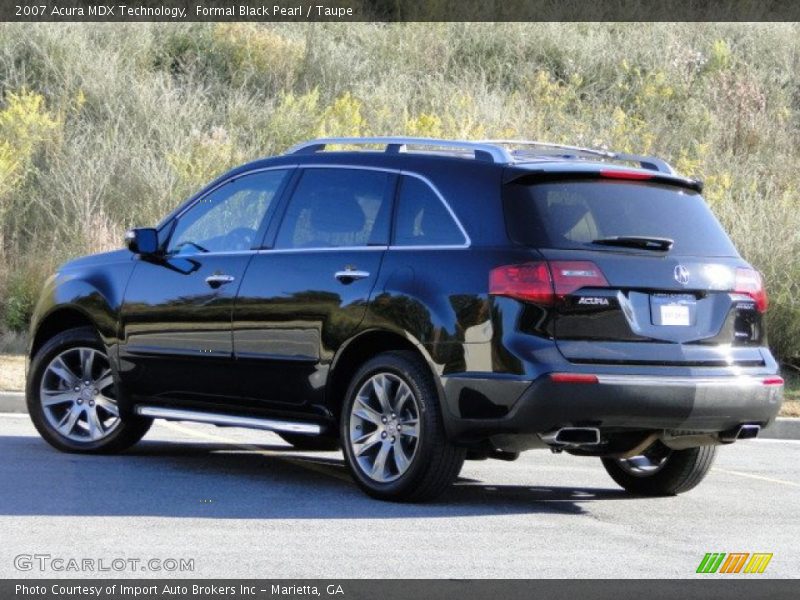 Formal Black Pearl / Taupe 2007 Acura MDX Technology