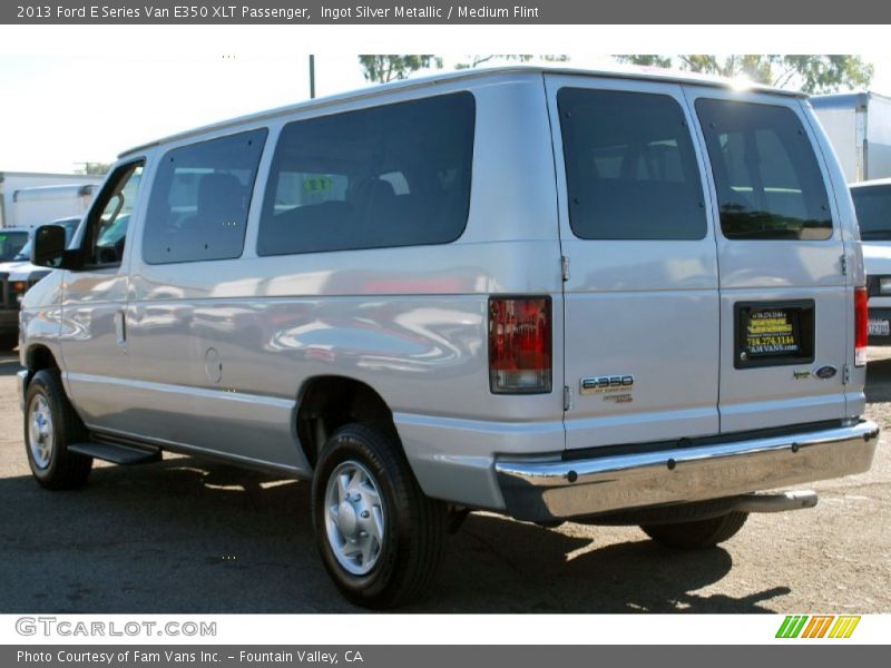Ingot Silver Metallic / Medium Flint 2013 Ford E Series Van E350 XLT Passenger
