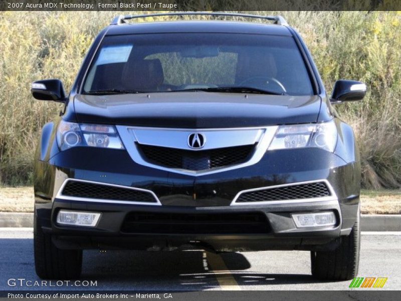 Formal Black Pearl / Taupe 2007 Acura MDX Technology