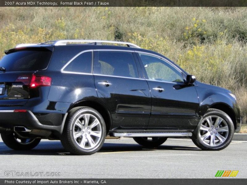Formal Black Pearl / Taupe 2007 Acura MDX Technology