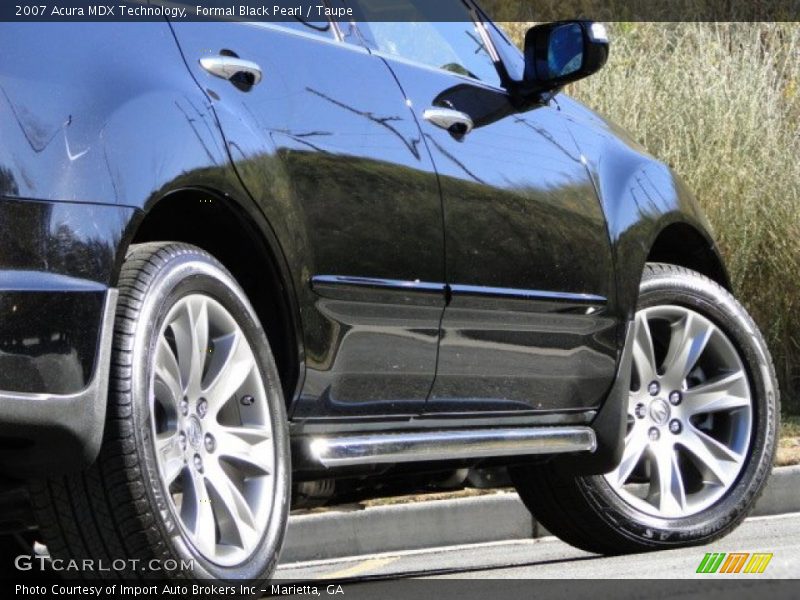 Formal Black Pearl / Taupe 2007 Acura MDX Technology