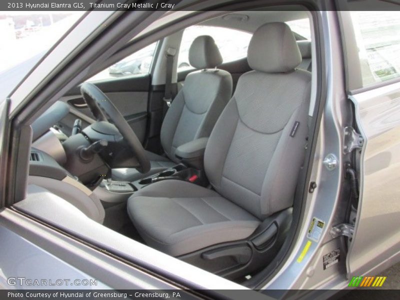 Titanium Gray Metallic / Gray 2013 Hyundai Elantra GLS