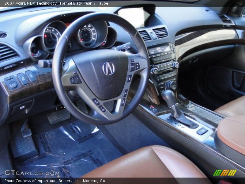  2007 MDX Technology Taupe Interior