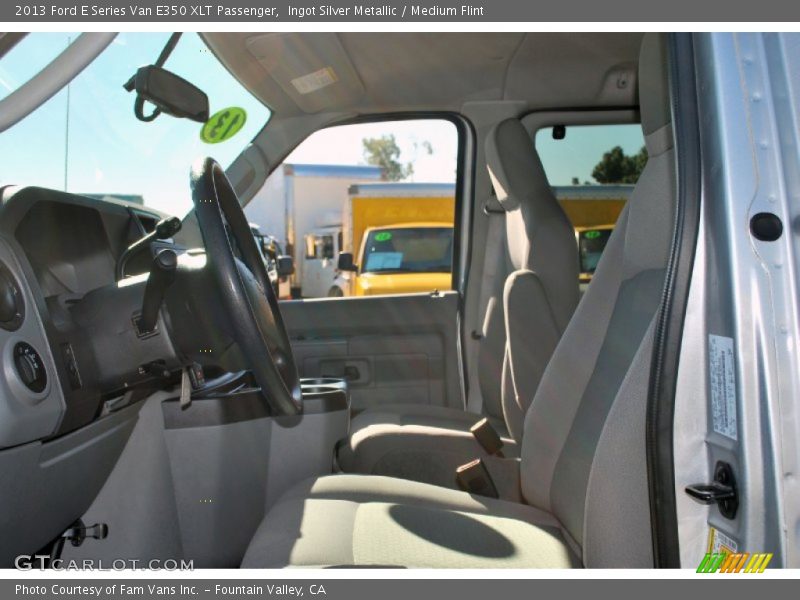 Ingot Silver Metallic / Medium Flint 2013 Ford E Series Van E350 XLT Passenger