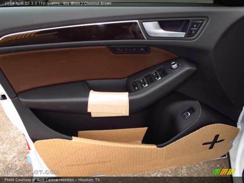 Ibis White / Chestnut Brown 2014 Audi Q5 3.0 TFSI quattro