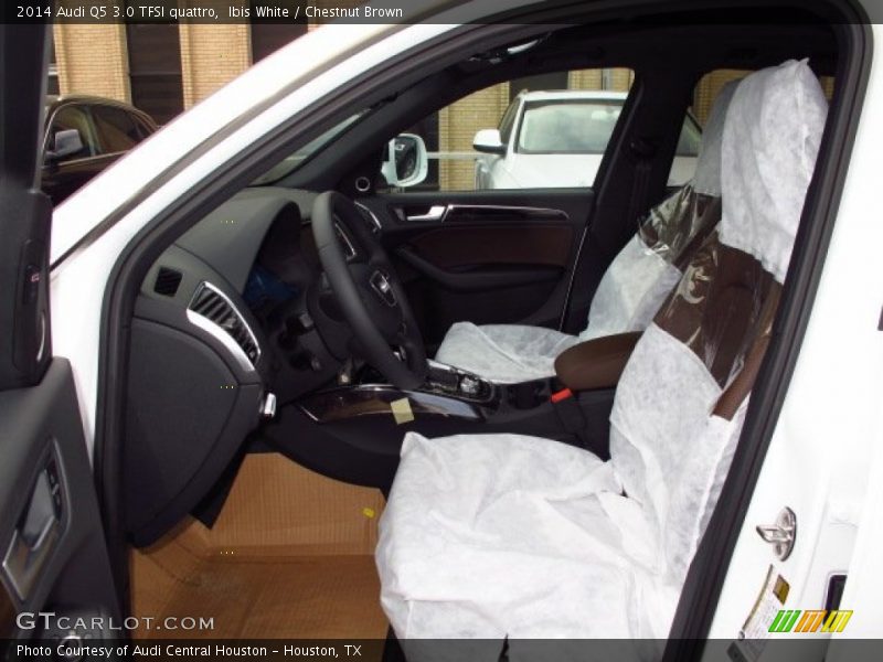 Ibis White / Chestnut Brown 2014 Audi Q5 3.0 TFSI quattro