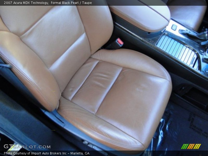 Formal Black Pearl / Taupe 2007 Acura MDX Technology