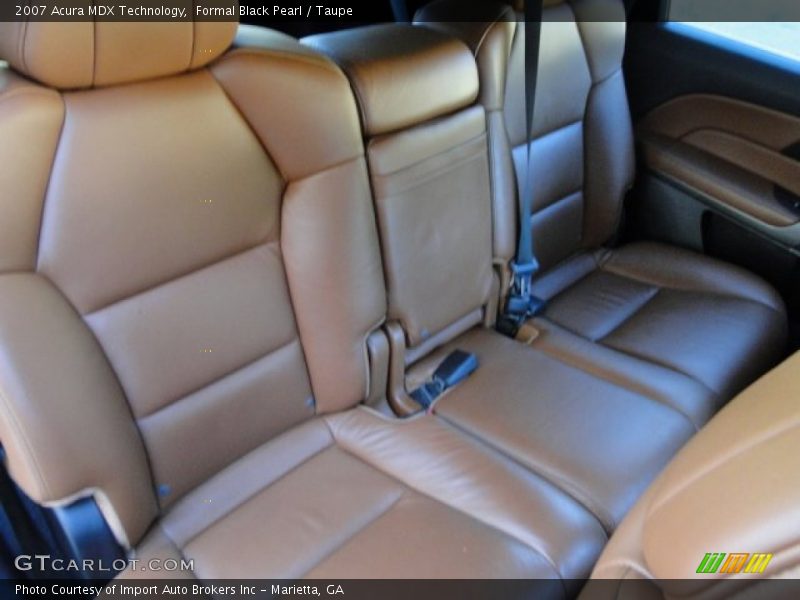 Formal Black Pearl / Taupe 2007 Acura MDX Technology
