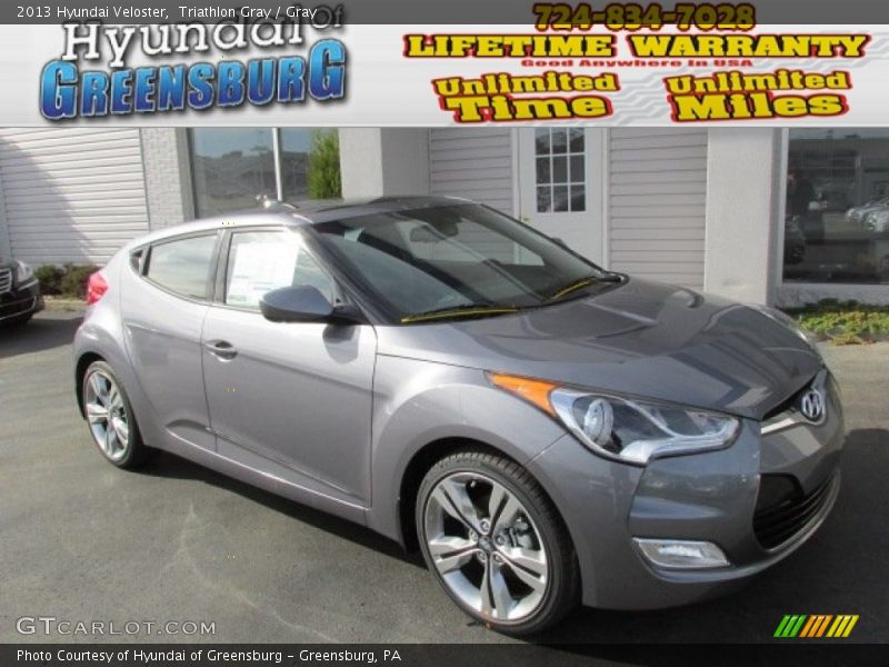 Triathlon Gray / Gray 2013 Hyundai Veloster