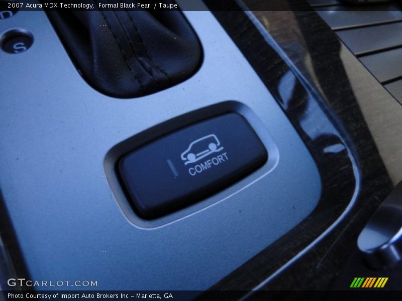 Formal Black Pearl / Taupe 2007 Acura MDX Technology