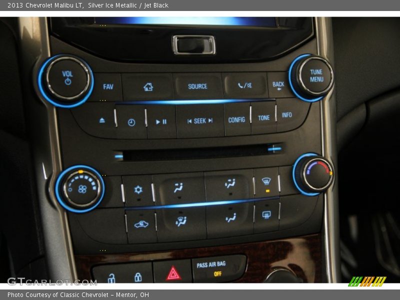 Silver Ice Metallic / Jet Black 2013 Chevrolet Malibu LT