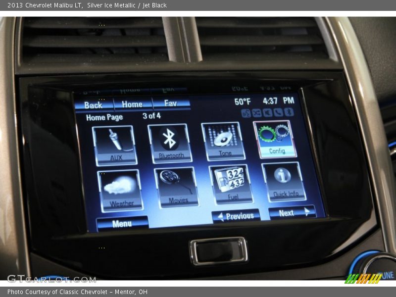 Silver Ice Metallic / Jet Black 2013 Chevrolet Malibu LT
