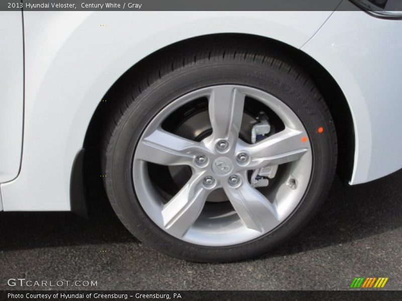 Century White / Gray 2013 Hyundai Veloster
