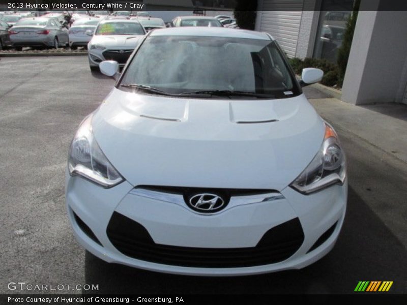 Century White / Gray 2013 Hyundai Veloster