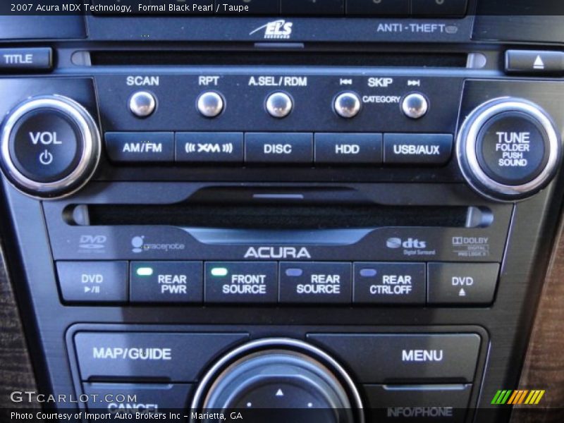 Controls of 2007 MDX Technology