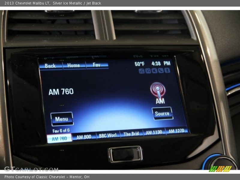 Silver Ice Metallic / Jet Black 2013 Chevrolet Malibu LT