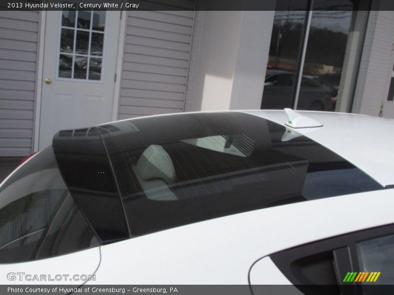 Century White / Gray 2013 Hyundai Veloster