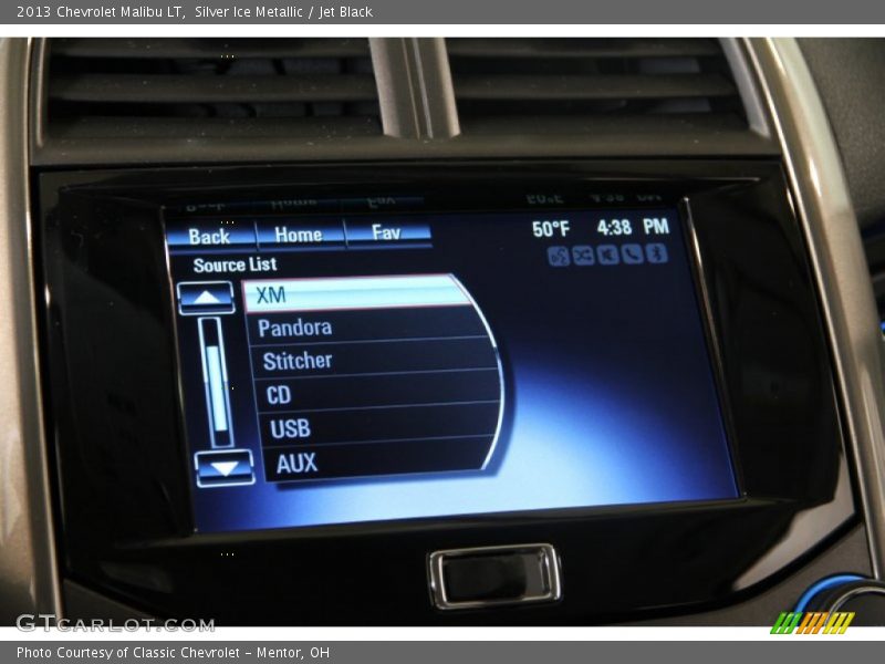 Silver Ice Metallic / Jet Black 2013 Chevrolet Malibu LT