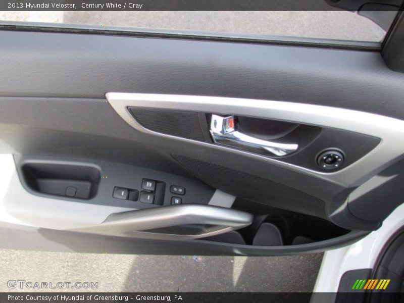 Century White / Gray 2013 Hyundai Veloster