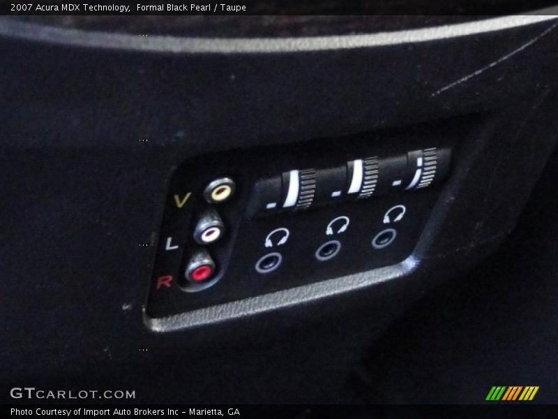 Formal Black Pearl / Taupe 2007 Acura MDX Technology