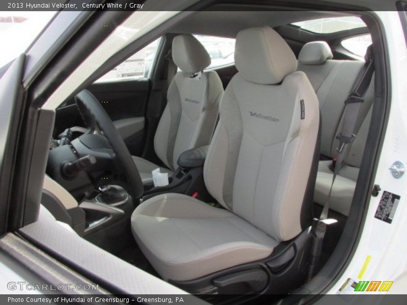 Century White / Gray 2013 Hyundai Veloster