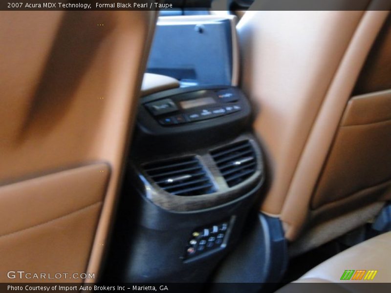 Formal Black Pearl / Taupe 2007 Acura MDX Technology