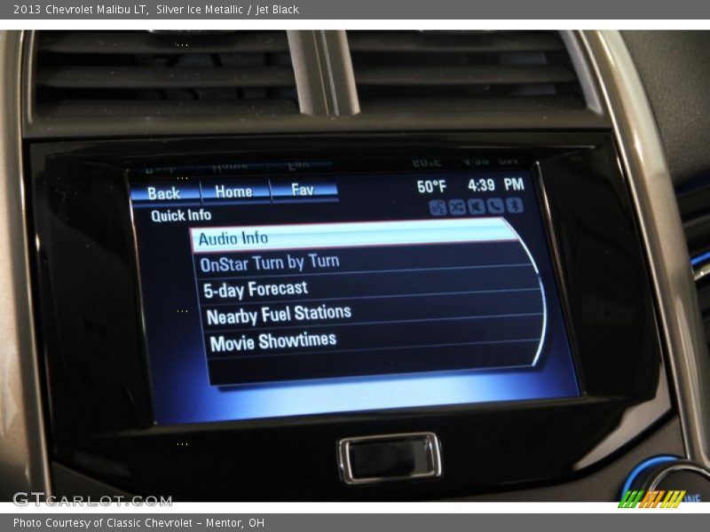 Silver Ice Metallic / Jet Black 2013 Chevrolet Malibu LT