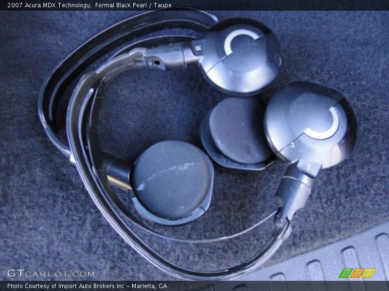 Formal Black Pearl / Taupe 2007 Acura MDX Technology