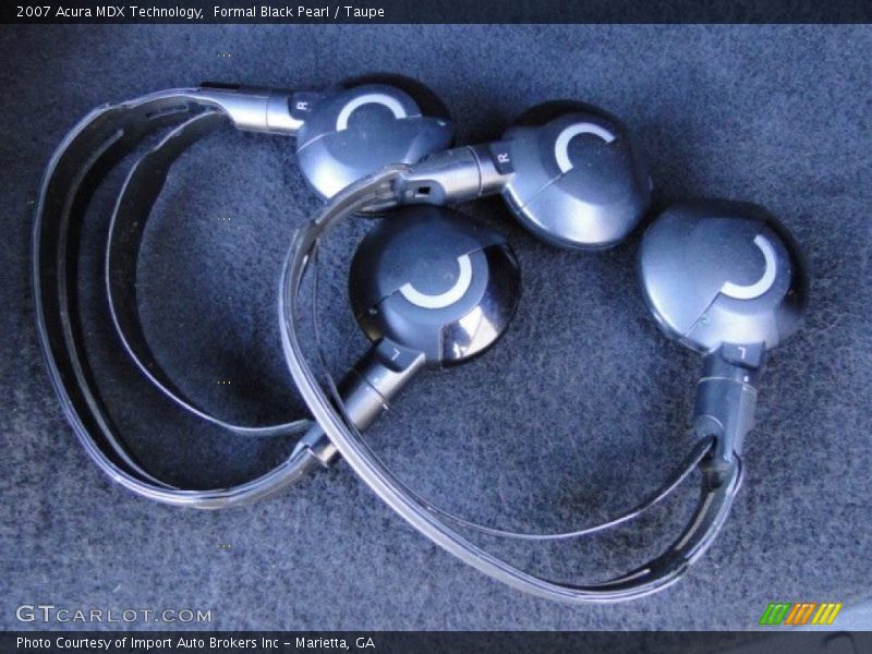 Formal Black Pearl / Taupe 2007 Acura MDX Technology