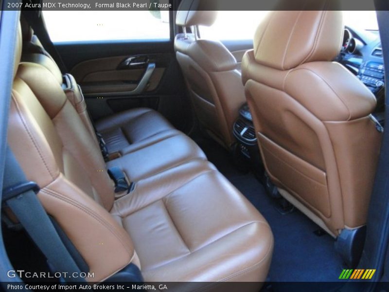 Formal Black Pearl / Taupe 2007 Acura MDX Technology