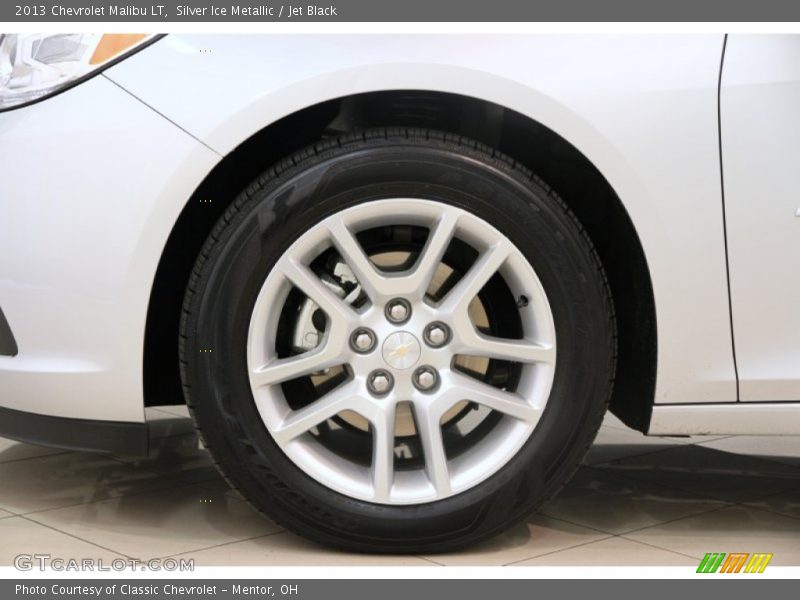 Silver Ice Metallic / Jet Black 2013 Chevrolet Malibu LT