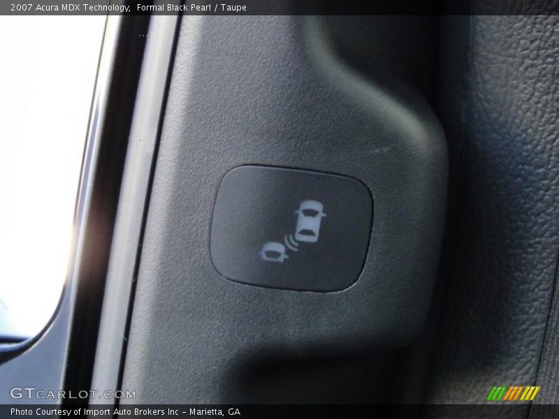 Formal Black Pearl / Taupe 2007 Acura MDX Technology