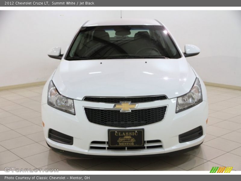 Summit White / Jet Black 2012 Chevrolet Cruze LT
