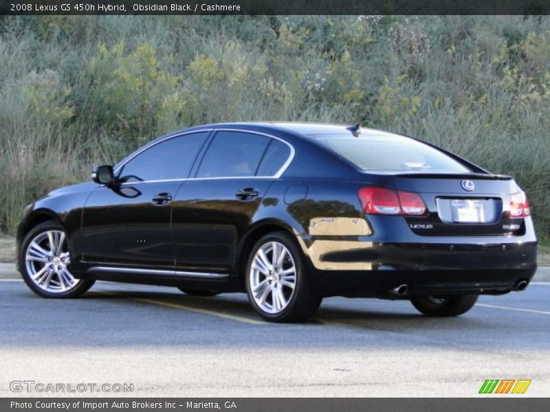 Obsidian Black / Cashmere 2008 Lexus GS 450h Hybrid