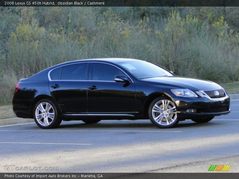 Obsidian Black / Cashmere 2008 Lexus GS 450h Hybrid