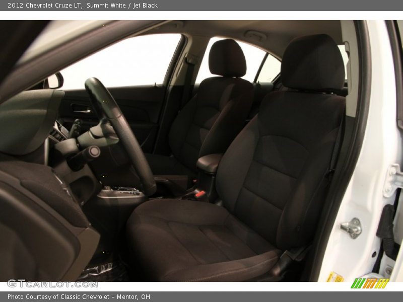 Summit White / Jet Black 2012 Chevrolet Cruze LT