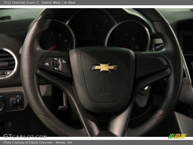 Summit White / Jet Black 2012 Chevrolet Cruze LT