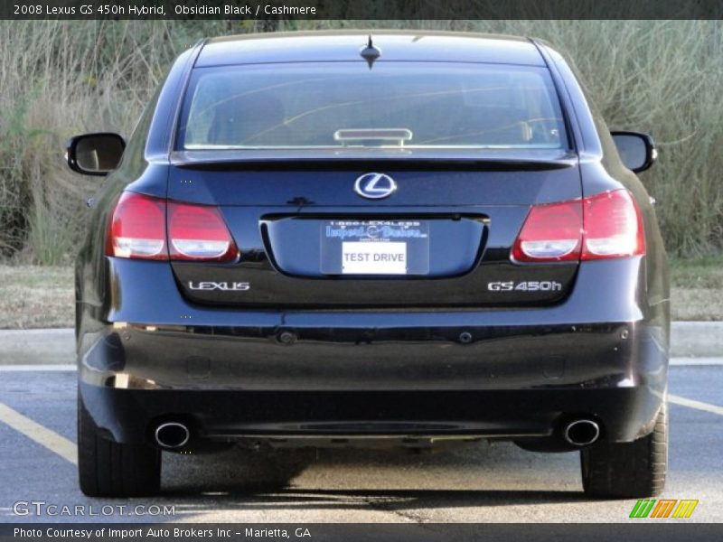 Obsidian Black / Cashmere 2008 Lexus GS 450h Hybrid