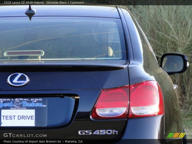 Obsidian Black / Cashmere 2008 Lexus GS 450h Hybrid