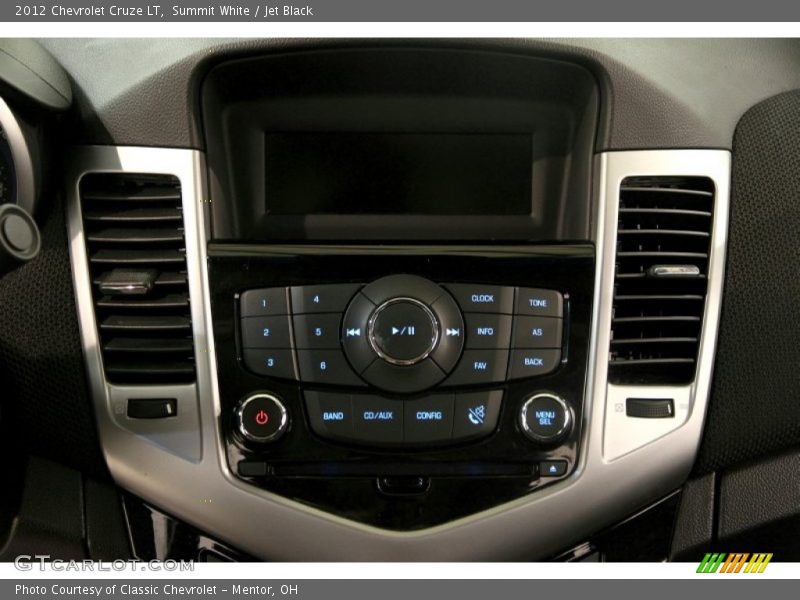 Summit White / Jet Black 2012 Chevrolet Cruze LT