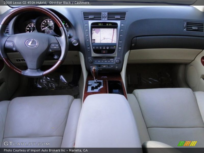 Obsidian Black / Cashmere 2008 Lexus GS 450h Hybrid